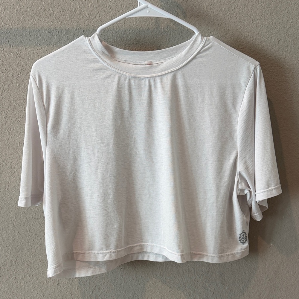 FP Movement by Free People White Crop Top